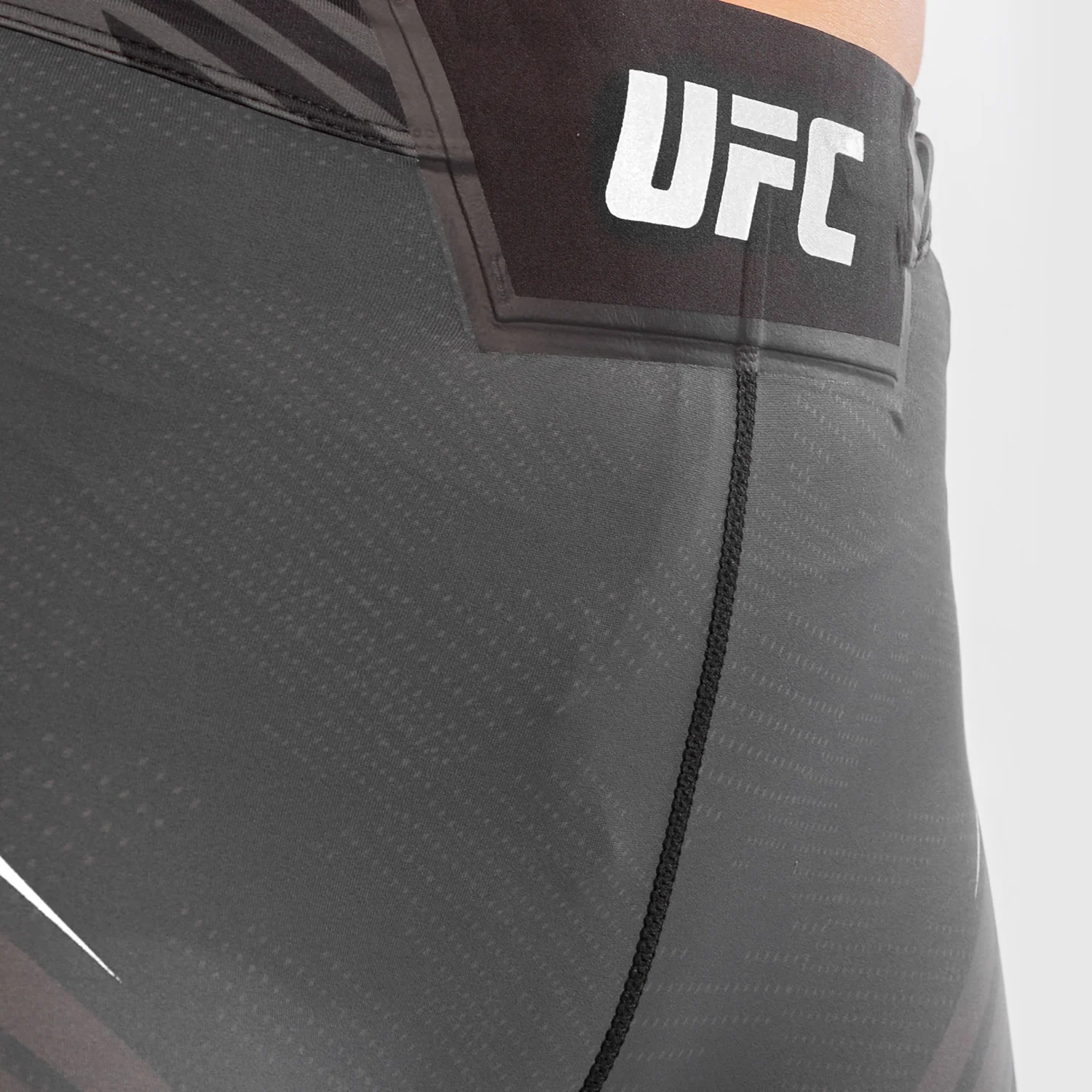 UFC Venum Authentic Fight Night Women's Vale Tudo Shorts - Long Fit - Black - Image 6