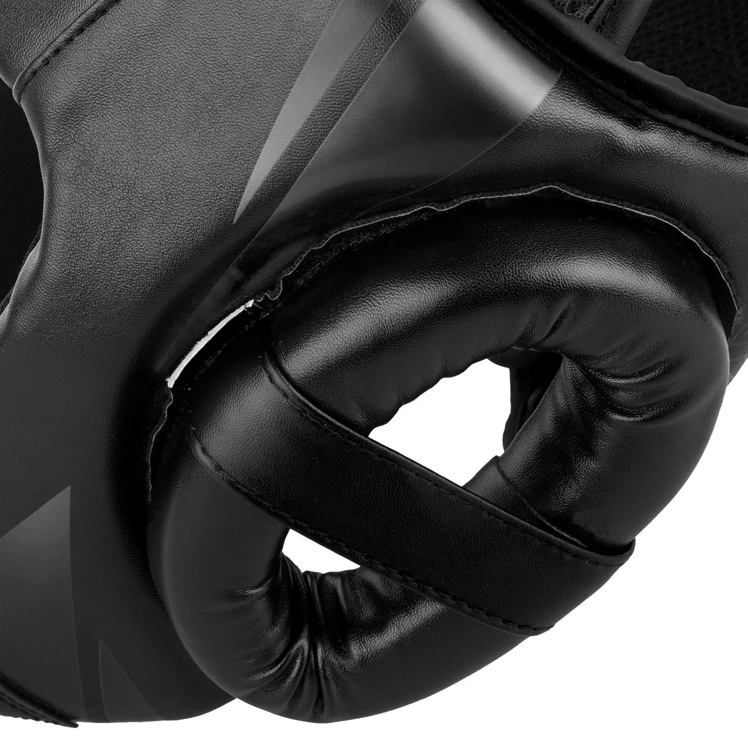 Venum Challenger Open Face Headgear - Black/Black - Image 6